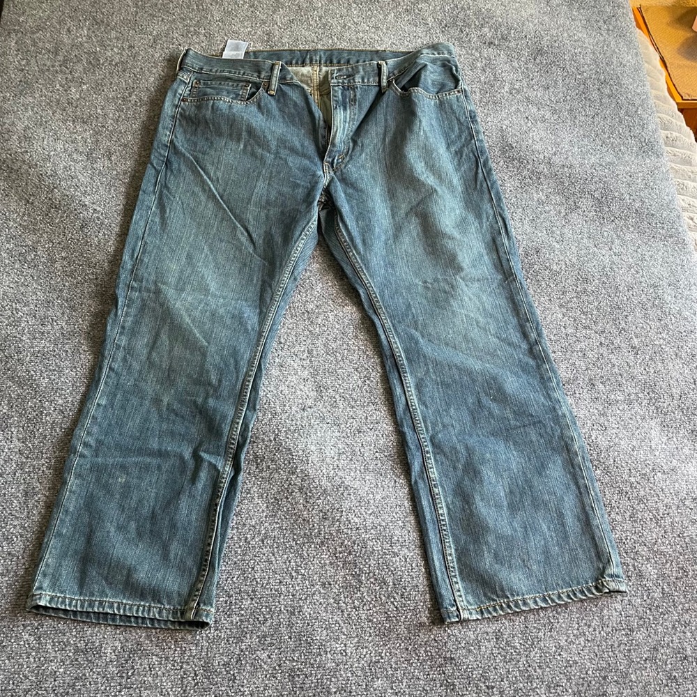 Levis 559 Relaxed Straight Mens Jeans Blue Medium Wash Denim 40x29 Cotton‎